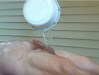 bear daddy muscular handjob